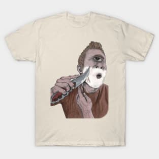 Mythical Cyclops Knife Shave T-Shirt